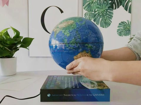 led floating globe lamp