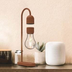 Wireless Magnetic Levitation LED Bulb Home Decor Desk Lamp