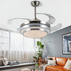 SkyBreeze Pro Elite 42-Inch Modern Brushed Nickel Ceiling Fan