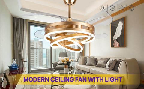 retractable ceiling fans