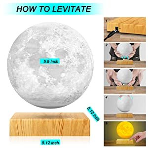 levitating moon lamp